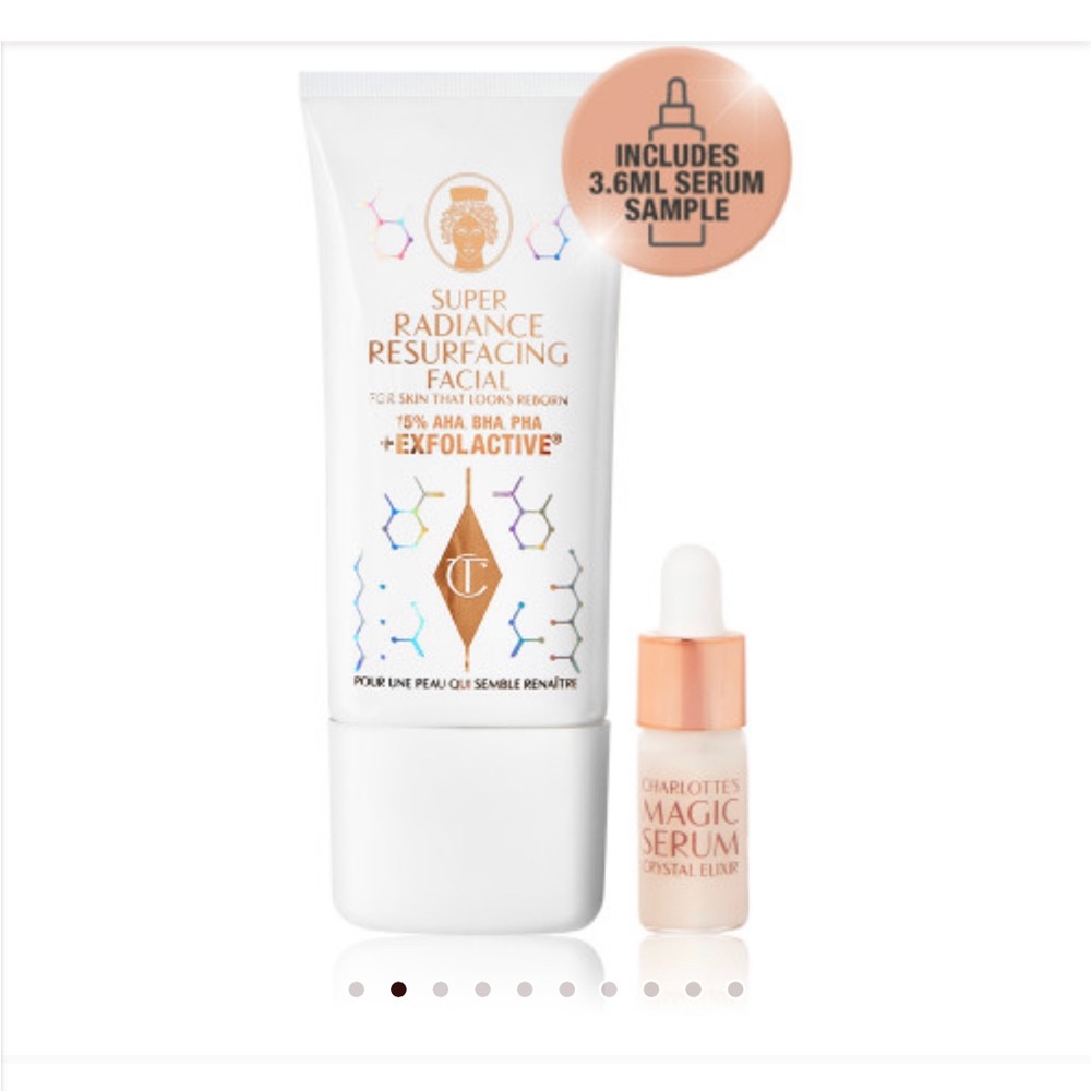 Charlotte Tilbury SUPER RADIANCE RESURFACING FACIAL. NEW